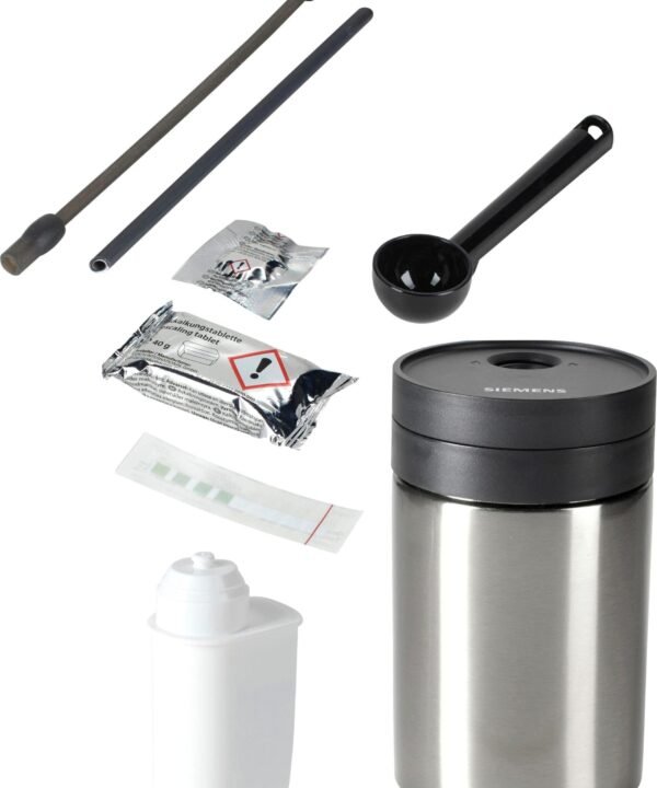 SIEMENS Kaffeevollautomat EQ6 plus s400 TE654509DE, Doppeltassenfunktion, Keramikmahlwerk, viele Kaffeespezialitäten, automatische Dampfreinigung, saphirschwarz - Image 7