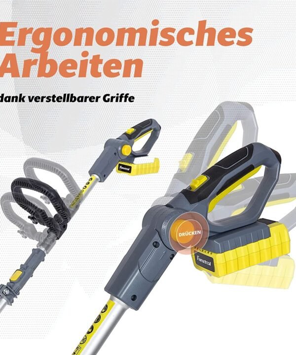 Fanztool Akku-Motorhacke FANZTOOL 20V Motorhacke Mini-Bodenhacke Bodenfräse Gartenhacke, Kombi-Set, Akku Gartenfräse, Akku Motorfräse - Image 5