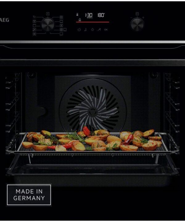 AEG Backofen-Set HH24BSPIL, mit 1-fach-Teleskopauszug, Pyrolyse-Selbstreinigung, WiFi, AirFry-Funktion, Kerntemperatursensor, Touch, Made in Germany - Image 2