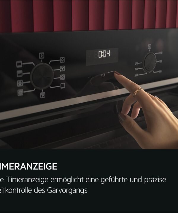 AEG Backofen-Set HH24BSISML, mit 1-fach-Teleskopauszug, Aqua Clean, SaphirMatt®-Induktionskochfeld-Kratzresistente Oberfläche, Pizzastufe - Image 28