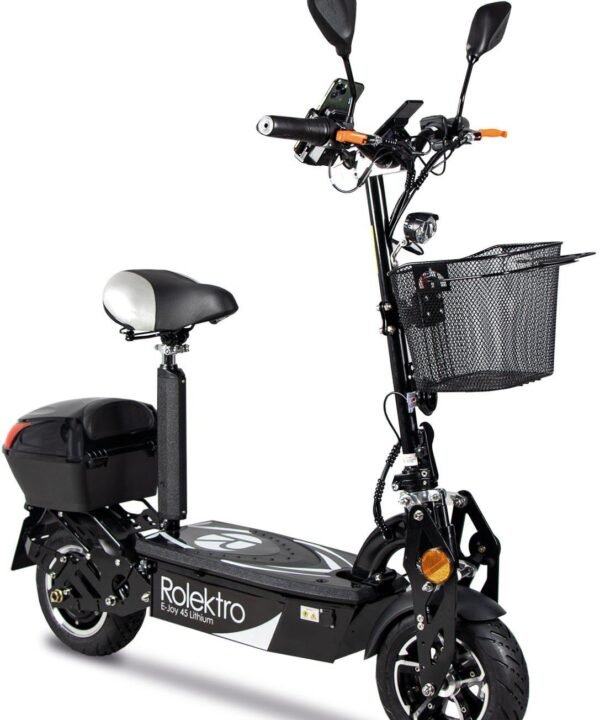 Rolektro E-Motorroller Rolektro E-Joy 45 Lithium, 1000 W, 45 km/h, bis zu 50 km Reichweite, mit USB-Anschluss