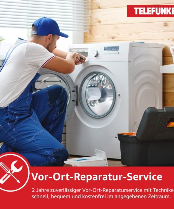 Telefunken Wärmepumpentrockner TWP7EW, 7 kg, 7kg Trockner mit Knitterschutz, Wäschetrockner mit 15 Programmen, weiß - Image 9