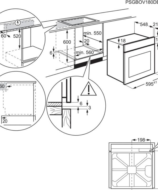 AEG Backofen-Set TEAMHHB, mit Teleskopauszug nachrüstbar, Wasserdampfreinigung des Backofens, Grill, Keramikkochfeld mit Touch - Image 14