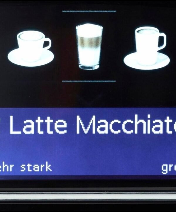 SIEMENS Kaffeevollautomat EQ6 plus s400 TE654509DE, Doppeltassenfunktion, Keramikmahlwerk, viele Kaffeespezialitäten, automatische Dampfreinigung, saphirschwarz - Image 6