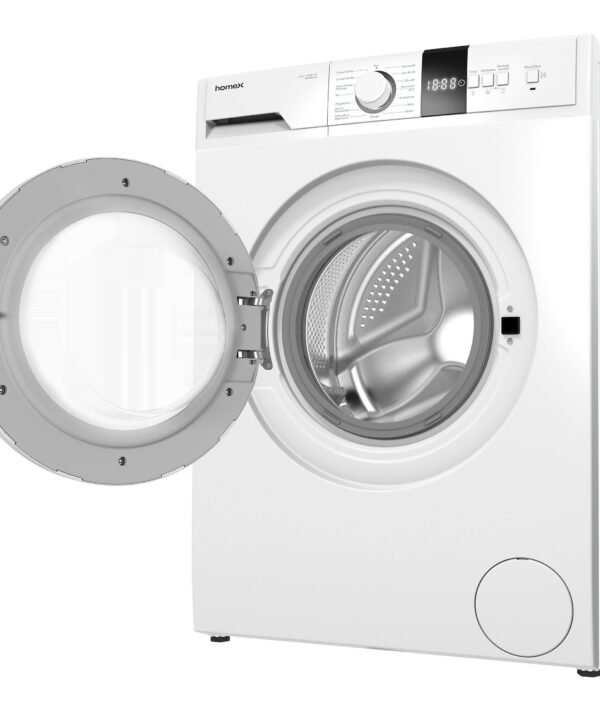 homeX Waschmaschine WF612C-W, 6 kg, 1200 U/min, Frontlader, Inverter Motor, Schontrommel, Leise & Effizient, 6kg, weiß - Image 11