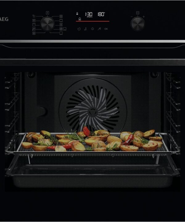 AEG Backofen-Set HH24BSPIL, mit 1-fach-Teleskopauszug, Pyrolyse-Selbstreinigung, WiFi, AirFry-Funktion, Kerntemperatursensor, Touch, Made in Germany - Image 3