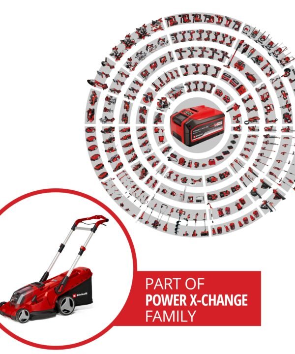 Einhell Akkurasenmäher Einhell Power X-Change RASARRO 36/42, 42 cm Schnittbreite, mit 2x Akku 18V/5,2Ah und 1x Ladegerät - Image 10