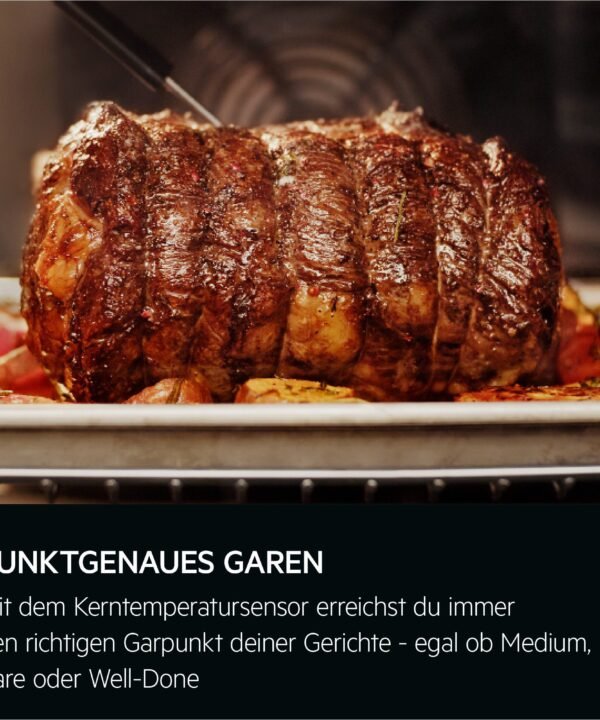 AEG Backofen-Set HH24BSPIL, mit 1-fach-Teleskopauszug, Pyrolyse-Selbstreinigung, WiFi, AirFry-Funktion, Kerntemperatursensor, Touch, Made in Germany - Image 13
