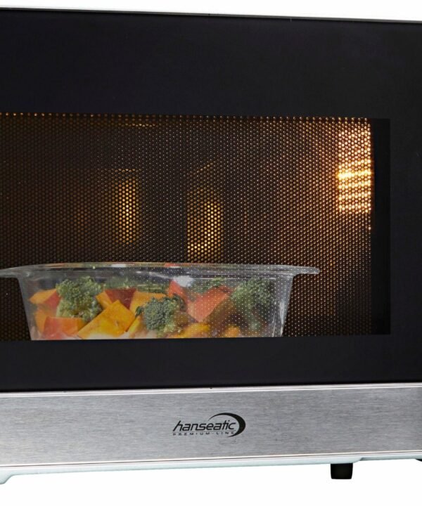 Hanseatic Mikrowelle AS823EBB-P, Grill und Heißluft, 23 l, 3-in-1 Gerät, 10 Automatikprogramme, Mikrowellenherd - Image 2