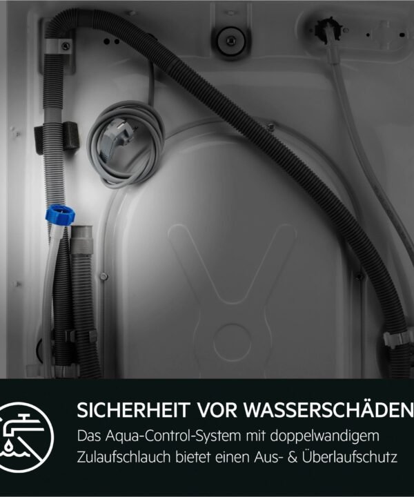 AEG Waschmaschine Serie 6000 mit ProSense-Technologie L6FA48FL, 8 kg, 1400 U/min, Hygiene-/ Anti-Allergie Programm mit Dampf - Image 3