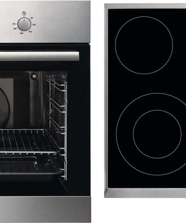 AEG Backofen-Set TEAMHHB, mit Teleskopauszug nachrüstbar, Wasserdampfreinigung des Backofens, Grill, Keramikkochfeld mit Touch - Image 2
