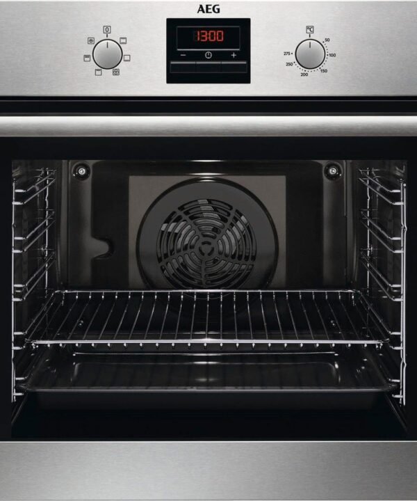 AEG Backofen-Set TEAMHHB, mit Teleskopauszug nachrüstbar, Wasserdampfreinigung des Backofens, Grill, Keramikkochfeld mit Touch - Image 3