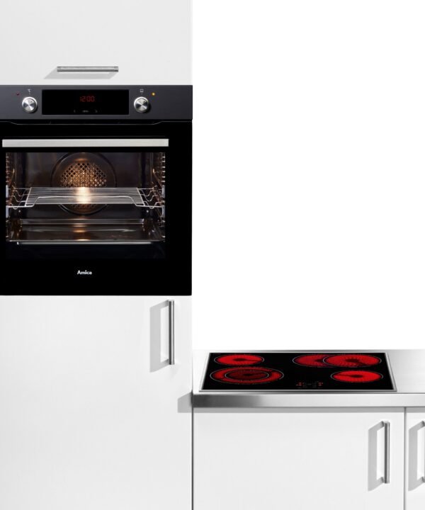Amica Backofen-Set BOXC 954 000, mit 2-fach-Teleskopauszug, Simple Steam Reinigungsfunktion, Extra großer Ofen mit 2 Auszügen, Backbleche gleiten sicher heraus. - Image 2