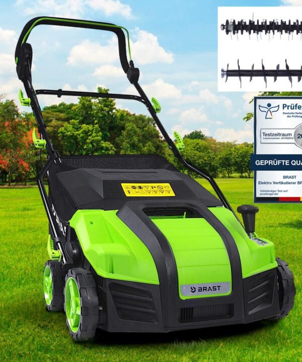 BRAST Elektro-Vertikutierer / Lüfter 2000 Watt Kombi Gerät, 40,00 cm Arbeitsbreite, (2in1-Funktion, 1 Vertikutier- und 1 Lüfter-Walze), Moosentferner - Image 10