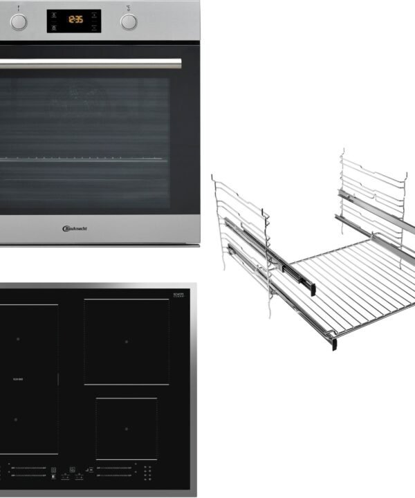 BAUKNECHT Backofen-Set BAKO 900 PYRO IND F, mit 2-fach-Teleskopauszug, Pyrolyse-Selbstreinigung, PowerHeißluft - Image 19