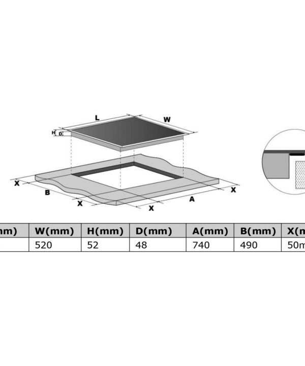 KKT KOLBE Backofen-Set Backofen und Kochfeld SET8313HCKK77RL, mit Teleskopauszug, DampfClean, 60 cm / Herdset / Einbauherd / Einbaubackofen / WIFI - Image 10