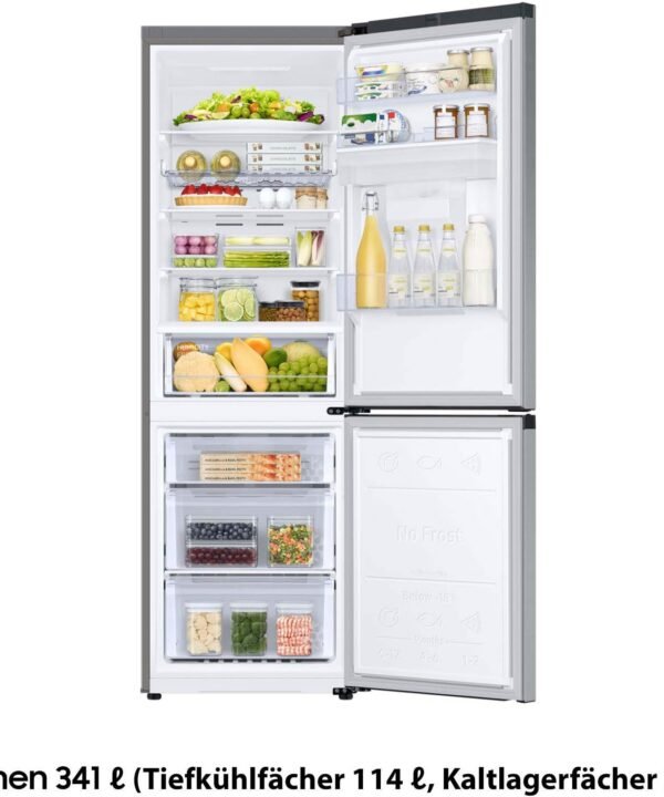 Samsung Kühl-/Gefrierkombination RL34C652CSA, 185,3 cm hoch, 59,5 cm breit, No Frost sowie Wifi & AI Energy Mode (SmartThings) - Image 3