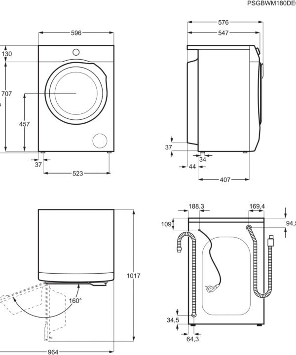 AEG Waschmaschine Serie 6000 mit ProSense-Technologie L6FA48FL, 8 kg, 1400 U/min, Hygiene-/ Anti-Allergie Programm mit Dampf - Image 16
