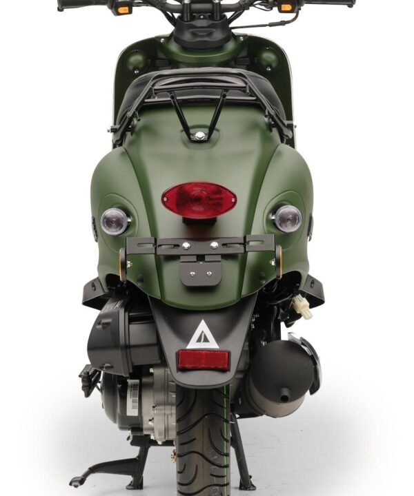 Burnout Motorroller MiniMe 2.0 Mattgrün, 50 ccm, 45 km/h, Euro 5, Unverwechselbares Retro Design, Moped - Image 8