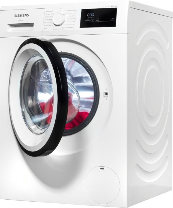 SIEMENS Waschmaschine iQ300 WM14N0A4, 8 kg, 1400 U/min, smartFinish – Bügelhilfe - Image 2