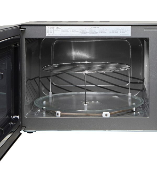 LG Mikrowelle MH 6535 GIS, Grill, 25 l, Smart Inverter Technologie, echte Glasfront, Mikrowellenherd - Image 3