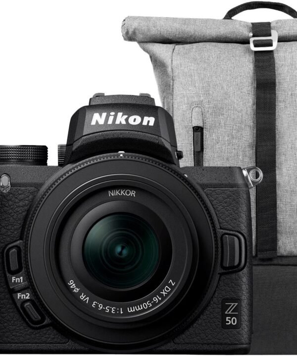 Nikon Z50 DX 16-50 mm 1:3.5-6.3 VR + Rucksack Systemkamera (DX 16-50mm 1:3.5-6.3 VR, 20,9 MP, Bluetooth, WLAN), DSLM-Kamera, DSLM - Image 5