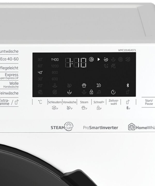 BEKO Waschmaschine WMC101464ST1, 10 kg, 1400 U/min, AddXtra, Dampffunktion, Bluetooth HomeWiz, 15+6 Programme - Image 5