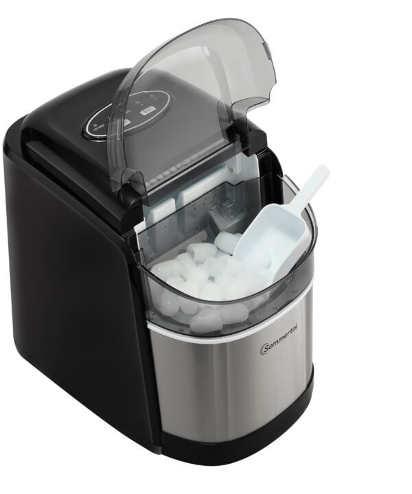 Sommertal Eiswürfelmaschine Sommertal Eiswürfelmaschine EM12C, Ice Maker, schnelle Eisherstellung ab 6 Minuten, 12kg pro Tag - Image 15