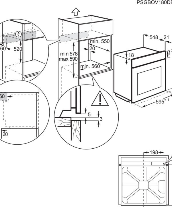 AEG Backofen-Set HH24BSISML, mit 1-fach-Teleskopauszug, Aqua Clean, SaphirMatt®-Induktionskochfeld-Kratzresistente Oberfläche, Pizzastufe - Image 35