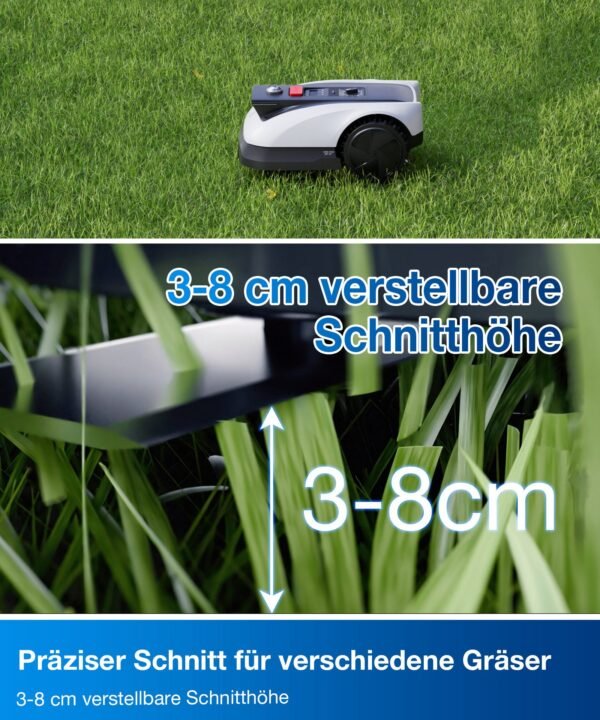 ECOVACS Rasenmähroboter GOAT O500 Panorama, bis 500 m² Rasenfläche, smart, ohne Begrenzungsdraht für max. 500m², -Mähen auf Knopfdruck - Image 9