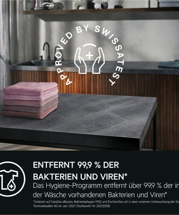 AEG Wärmepumpentrockner Serie 9000 TR9T75680, 3D-Scan-Restfeuchteermittlung, trocknet Wolle und Seide, 8 kg, 3D-Scan-Technologie-Restfeuchteermittlung, trocknet Wolle und Seide, Kondensationstrockner - Image 11