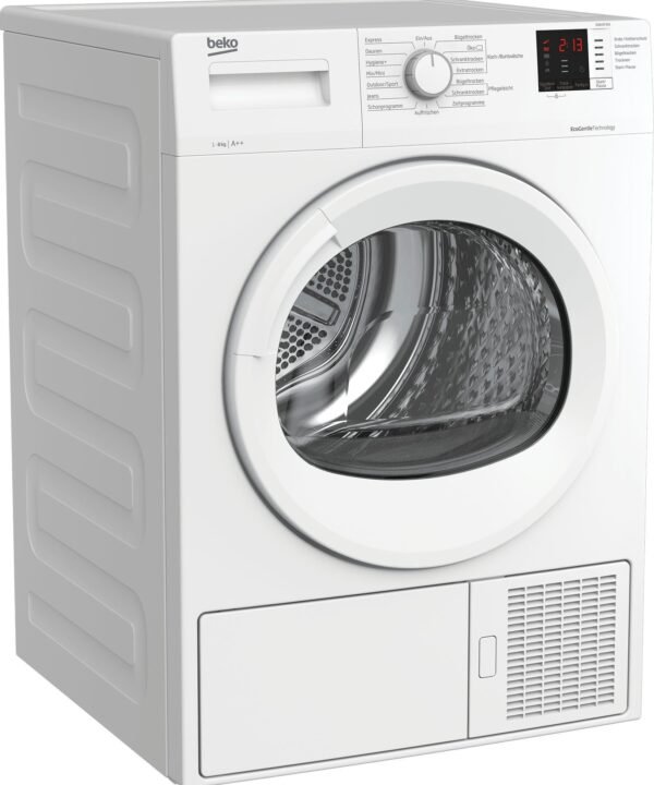 BEKO Wärmepumpentrockner DS843F3G0, 8 kg, EcoGentle, Knitterschutz, Auffrischungsprogramm