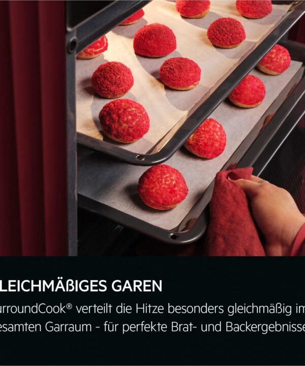 AEG Backofen-Set HH24BSISML, mit 1-fach-Teleskopauszug, Aqua Clean, SaphirMatt®-Induktionskochfeld-Kratzresistente Oberfläche, Pizzastufe - Image 29
