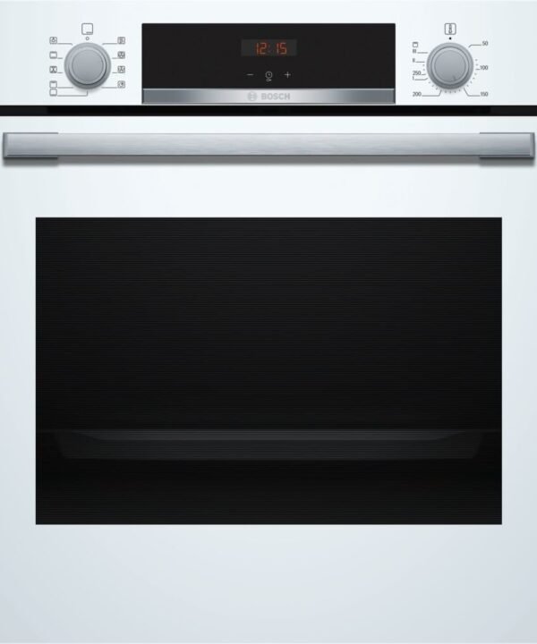 BOSCH Backofen-Set weiß HYDROLYSE Schnellaufheizung + Induktionskochfeld autark 60cm - Image 2